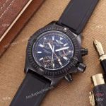 Japan Grade Copy Breitling Avenger Seawolf Chronograph Watches Black Rubber Strap